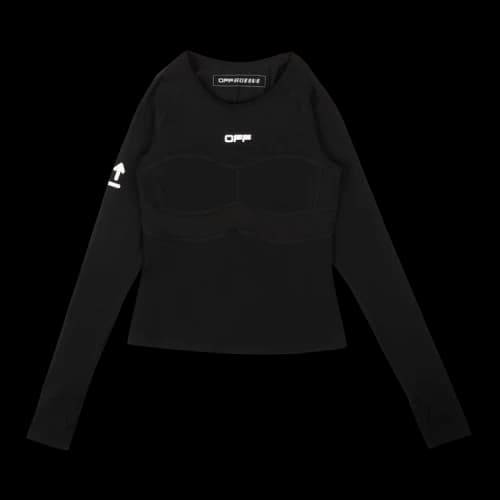 Off-White Active Long-Sleeve T-Shirt 'Black'