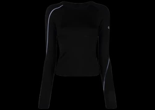 OFF-WHITE Active Logo Long-Sleeve T-shirt Black