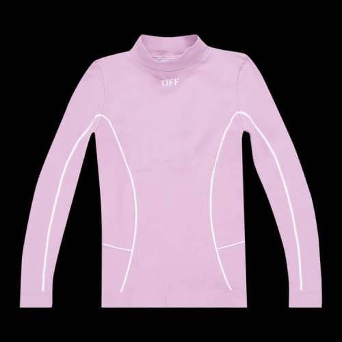 Off-White Athl Off Stamp Seam Long-Sleeve T-Shirt 'Lilac/White'