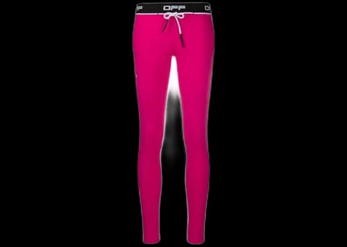 OFF-WHITE Active Logo Performance Leggings Fuchsia