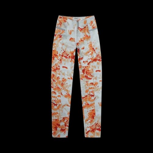 Off-White Athletic Floral Leggings 'Grey/Orange'