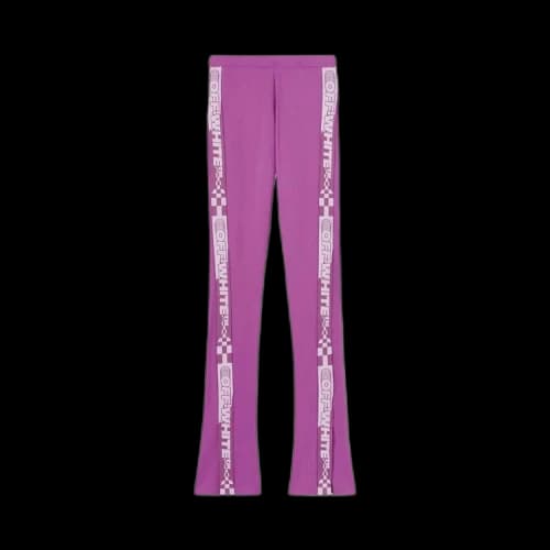 Off-White Logo Band Split Leggings 'Fuchsia'