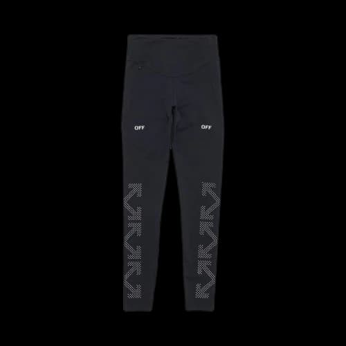 OFF-WHITE Athl Reflect Arrow Leggings Black/Silver
