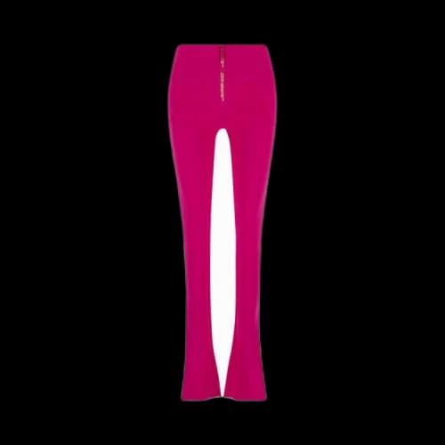 Off-White Zip Logo Split Leggings 'Neon Pink'