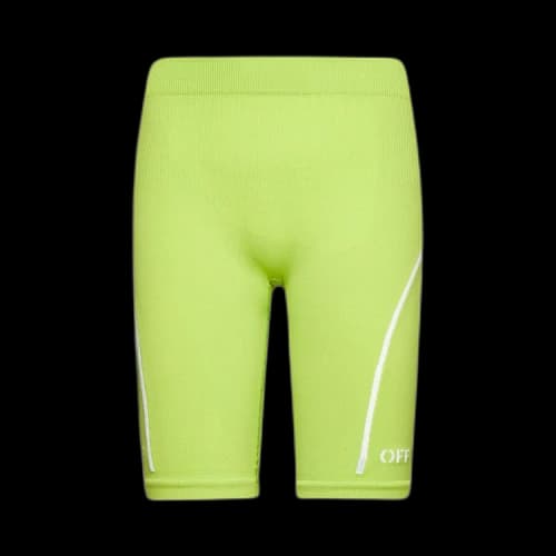 Off-White Athl Off Stamp Seamless Shorts 'Yellow'