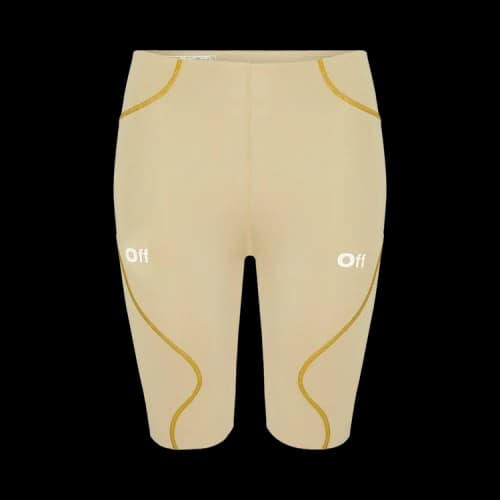 Off-White Organic Seams Cyclist Short 'Forest Green'