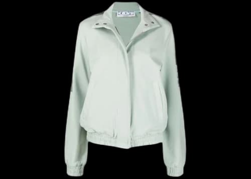 OFF-WHITE ATHL Track Jacket Light Grey
