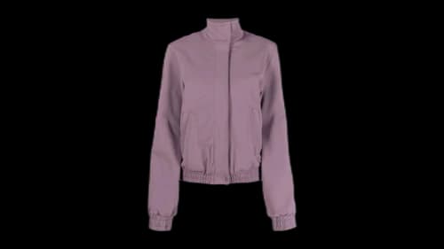 OFF-WHITE Athletic Logo Band Track Jacket Purple
