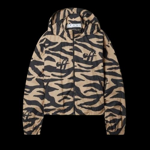 Off-White Athl Zebra Jacket 'Beige/Black'