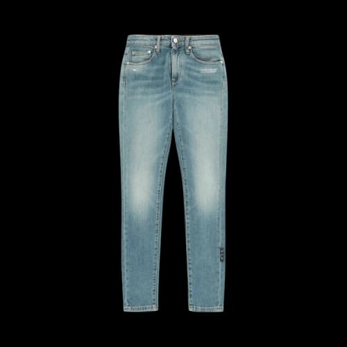 Off-White Denim Skinny Jeans 'Light Blue'
