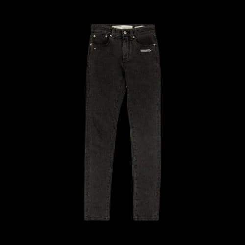 Off-White Embroidered Pants 'Black'