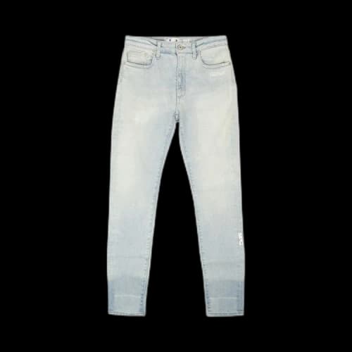 Off-White Bleached Skinny Denim Jeans 'Light Blue'