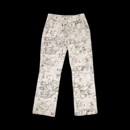 Off-White Graphite Cropped Pant 'White'
