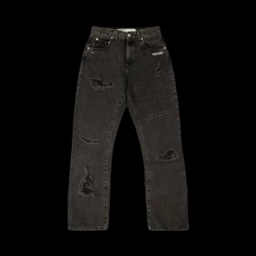 Off-White Oversized Tomboy Jeans 'Grey'