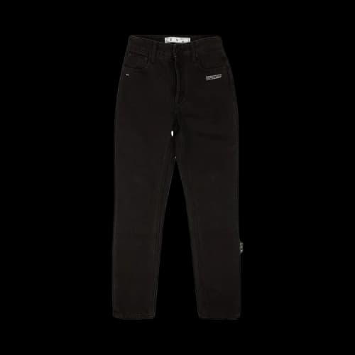 Off-White Denim Straight Leg Jeans 'Black'