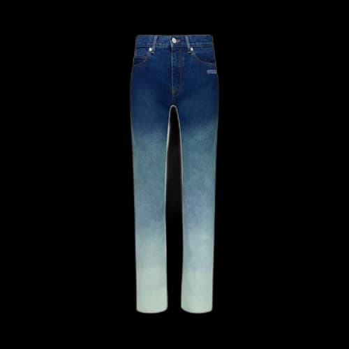 Off-White Degrade Denim Cool Baggy Jeans 'Blue'