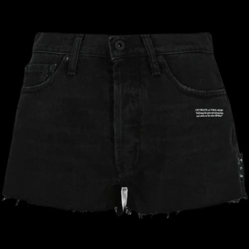 Off-White Denim Shorts 'Black'