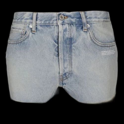 Off-White Light Blue Bleached Denim (Women's)