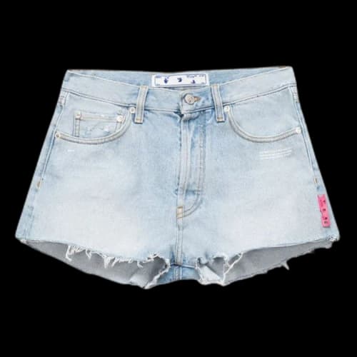 Off-White Denim Shorts 'Light Blue'