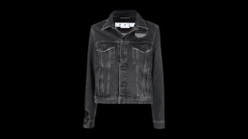 OFF-WHITE Meteor Regular Jacket Gray