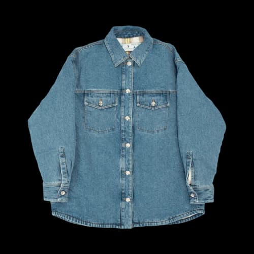 Off-White Puffy Overshirt 'Blue'