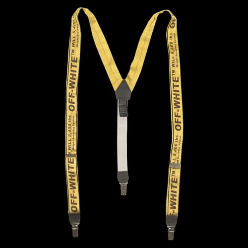 Off-White Inudstrial Suspenders 'Yellow'