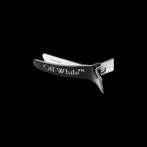 Off-White Logo Hair Clip 'Black/White'
