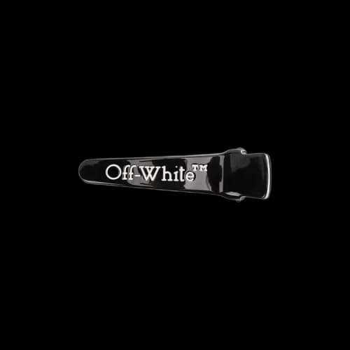 Off-White Logo Hair Clip 'Black/White'