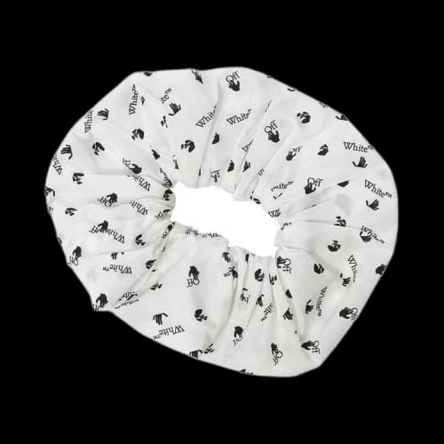 Off-White Logo Scrunchie 'White/Black'