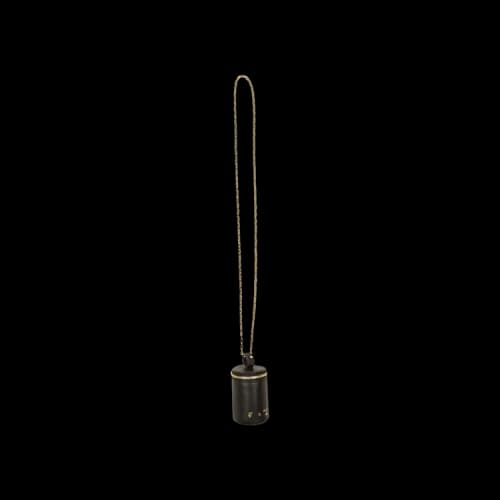 Off-White Leather Luxe Sanitizer Case 'Black'