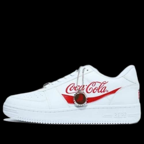 A Bathing Ape x COCA Cola Bape Sta 'White Red'