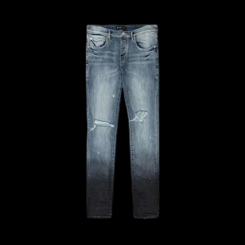 PURPLE BRAND Gradient Skinny Jeans 'Black'