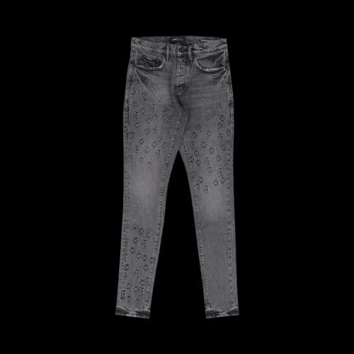 PURPLE BRAND Embossed P001 Denim 'Grey'