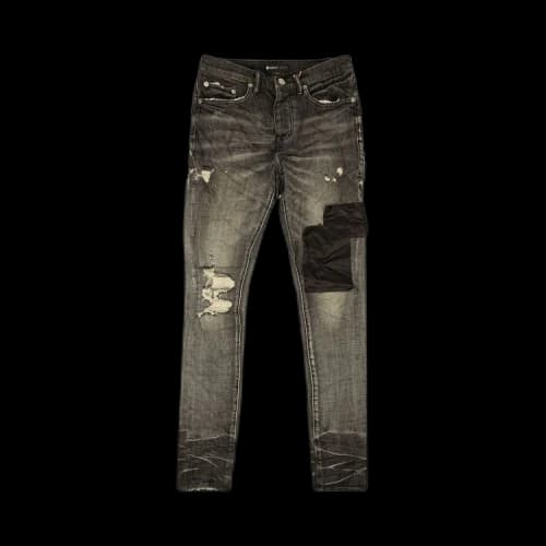PURPLE BRAND Patched Jeans 'Black'