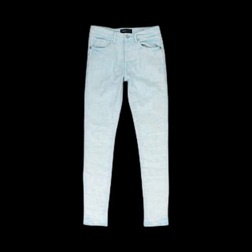 PURPLE BRAND Jacquard Monogram Jeans 'Blue'