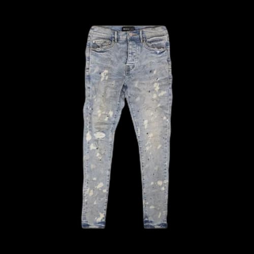 PURPLE BRAND Acid Bleach Jeans 'Indigo'