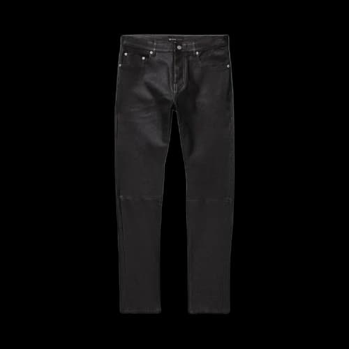 PURPLE BRAND Stretch Leather Beauty Pants 'Black'