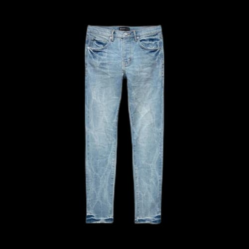 PURPLE BRAND Low Rise Skinny Jeans 'Light Indigo'