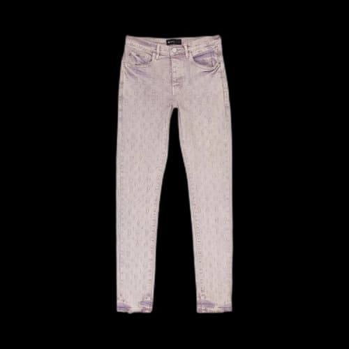 PURPLE BRAND Jacquard Monogram Skinny Jeans 'Lavender'