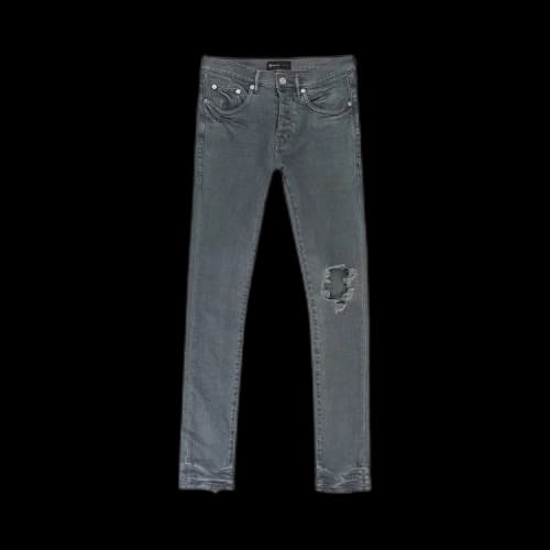 PURPLE BRAND Medium Contrast Stitch Skinny Jeans 'Grey'
