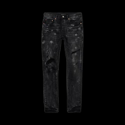 PURPLE BRAND Super Fade Weft Repair Jeans 'Black'