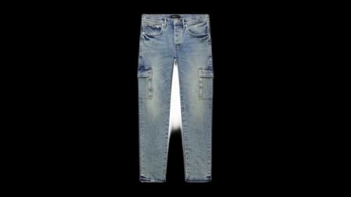 Purple Brand Skinny Cargo Pumice Jeans Indigo