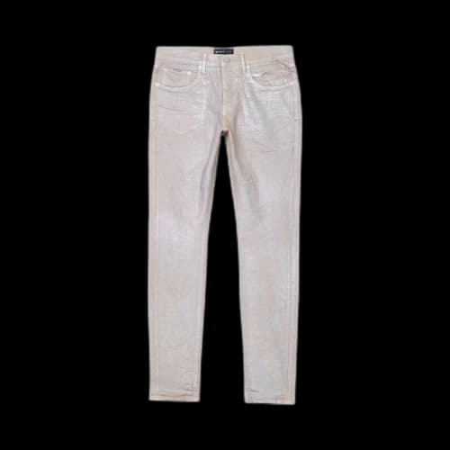 PURPLE BRAND Low Rise Skinny Jean 'Sand Iridescent Pearl'
