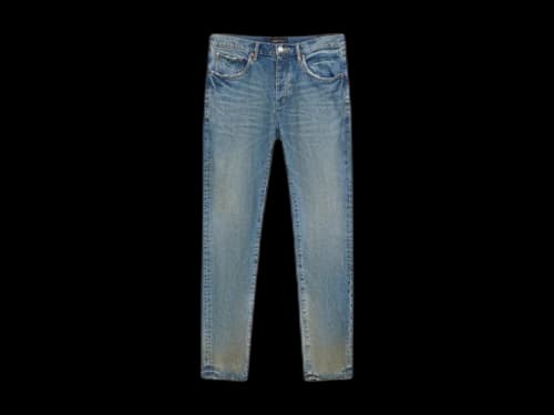 Purple Brand Skinny Cracked Bronze Denim Jean Indigo