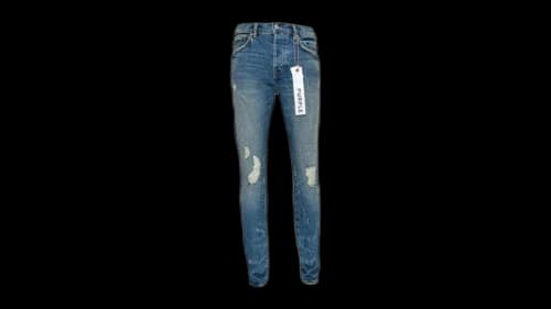 Purple Brand Thrashed Jeans Mid Indigo
