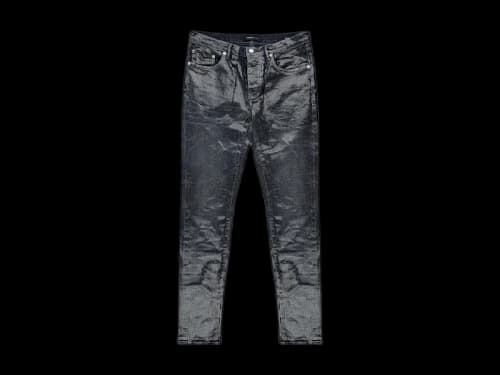 Purple Brand Tiled Overlay Jean Black