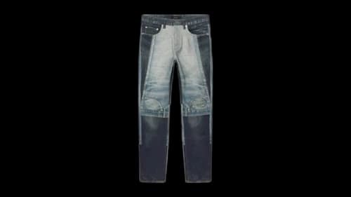 Purple Brand P001 Upside Down Jean Light/Dark Indigo