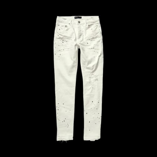 PURPLE BRAND Worn Paint Blowout 'White'