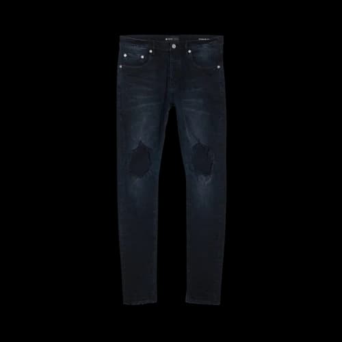 Purple Brand Black Wash Blowout Jean Black