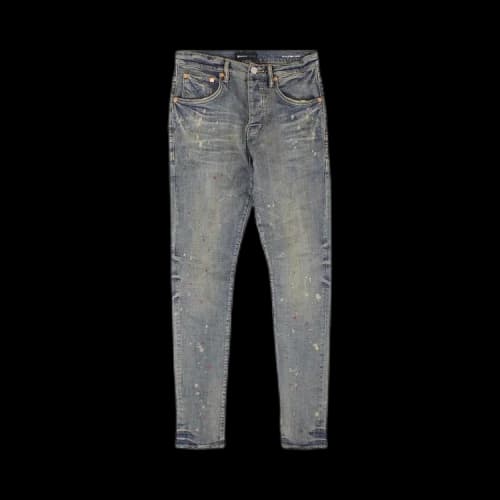 PURPLE BRAND Vintage Spotted Coated Jeans 'Indigo'